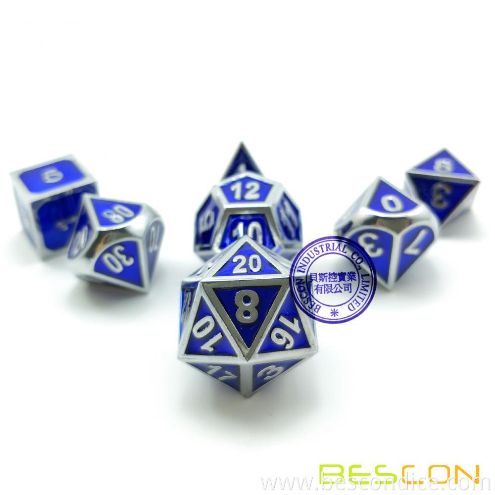 Polyhedral Metal Dice Set For Tabletop Game 4 Polyhedral Metal Dice Set For Tabletop Game 4